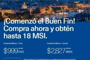 Ofertas El Buen Fin 2017 en Aeroméxico