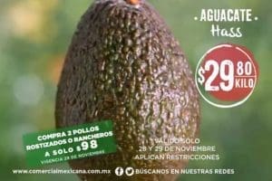 Comercial Mexicana: frutas y verduras del campo 28 y 29 de noviembre 2017