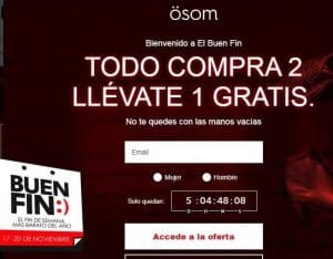 Ofertas El Buen Fin 2017 en Osom