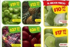 Bodega Aurrerá: frutas y verduras tiánguis de mamá lucha 1 al 7 de diciembre