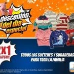 Chedraui: Descontón de 2×1 en suéteres y sudaderas 14 de diciembre