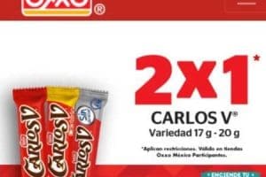 OXXO: Ofertas de Navidad 2X1 en Snickers, Carlos V y Skittles