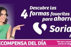 Soriana: Tarjeta Recompensas del Día del 12 al 16 de diciembre de 2017