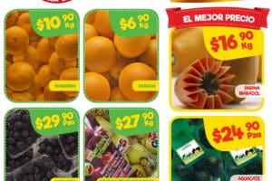 Bodega Aurrera: frutas y verduras tiánguis mamá lucha del 5 al 11 de enero 2018