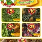 Bodega Aurrera frutas y verduras tiánguis de mamá lucha 26 de enero al 1 de febrero