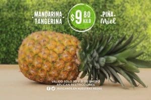Comercial Mexicana: frutas y verduras del campo 30 y 31 de enero 2018