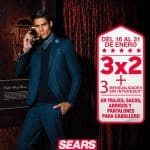 Sears 3x2 en trajes, sacos, abrigos y pantalones para caballero enero 2018