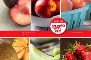 Frutas y Verduras Superama del 15 al 28 de febrero 2018