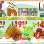 Frutas y Verduras Chedraui 20 y 21 de Febrero 2018