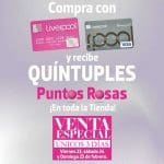 Venta Especial Liverpool Puntos Rosas 23, 24 y 25 de febrero 2018