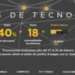 Palacio de Hierro Ofertas 5 días de Tecnología con hasta 40% de descuento