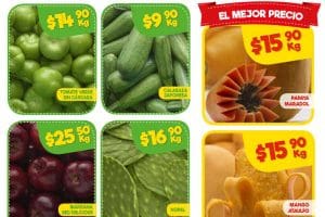 Bodega Aurrera: frutas y verduras tianguis de mamá lucha 30 de Marzo al 5 de Abril 2018
