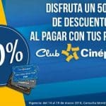 Cinépolis Klic 50% de descuento en rentas o compras de películas, o series con Club Cinépolis