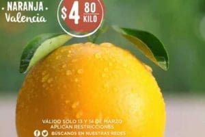 Comercial Mexicana: frutas y verduras del campo 13 y 14 de marzo 2018