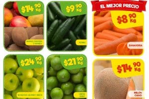 Bodega Aurrera: Frutas y Verduras Tianguis de Mamá Lucha 27 Abril al 4 de Mayo 2018