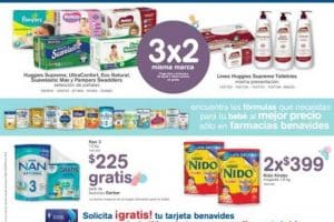 Farmacias Benavides: folleto de ofertas mes del Bebe al 11 de abril 2018