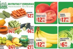 HEB: Frutas y Verduras del 10 al 16 de Abril de 2018