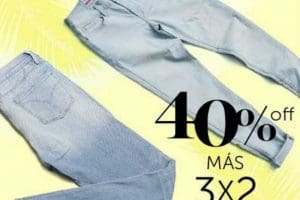 Osom: 40% de descuento y 3×2 en jeans al 30 de abril 2018