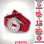 Promoción día del niño en Sears 9 MSI + 15% de descuento en relojería