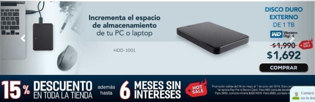 Ofertas de Hot Sale 2018 en Steren