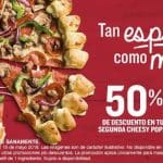 Pizza Hut 50% de descuento en segunda Pizza Cheesy Pops
