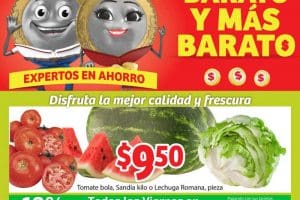 Soriana Mercado: Frutas y Verduras del 11 al 14 de Mayo 2018