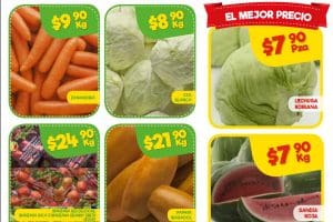 Bodega Aurrera: Frutas y Verduras Tianguis de Mamá Lucha 1 al 7 de Junio 2018