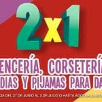 Julio Regalado 2018: 2x1 en lencería, corsetería, medias y pijamas para dama