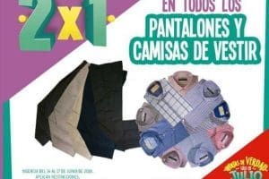 Julio Regalado 2018 en Soriana: 2×1 en pantalones y camisas de vestir