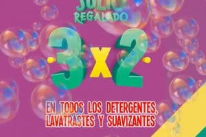Julio Regalado 2018 Soriana y MEGA Soriana: 3×2 en dergentes, lavatrastes y suavizantes