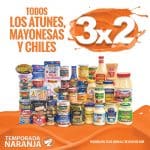 Temporada Naranja 2018 La Comer: 3×2 en atunes, mayonesas y chiles