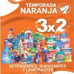 Ofertas Temporada Naranja 2018: 3×2 en detergentes, suavizantes y lavatrastes