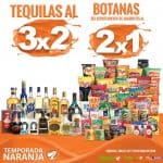 Temporada Naranja 2018 La Comer: 3x2 en tequilas y 2x1 en botanas