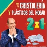 Julio Regalado 2×1 en cristalería y plásticos de hogar del 11 al 17 de julio 2018