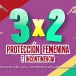 Julio Regalado 2018: 3×2 en protección femenina e incontinencia