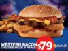 Carl’s Jr:  Promoción Western Bacon Cheeseburger con papas a solo $79