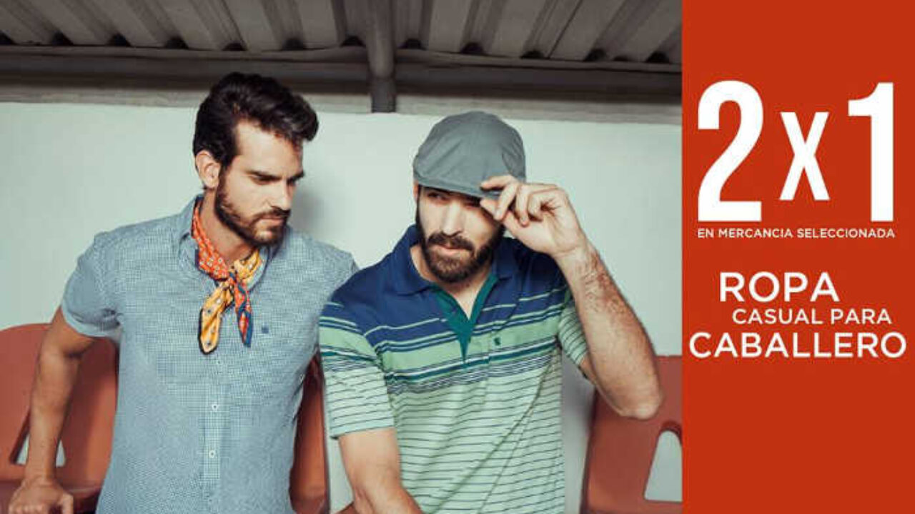 Sears: 2x1 en ropa casual para caballero del 2 al 9 de julio 2018