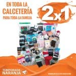 Temporada Naranja 2018 en La Comer: 2×1 en calcetería