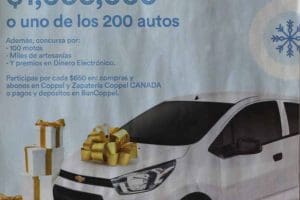 Sorteo Navidad Millonaria Coppel 2018: Gana 1 Millón de pesos y Autos