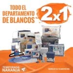 Temporada Naranja 2018 La Comer: 2×1 en departamento de blancos