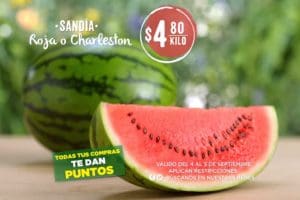 Mega Soriana: frutas y verduras del campo 4 y 5 de septiembre 2018