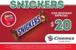 Promociones Cinemex tarjeta Invitado Especial Payback Septiembre 2018