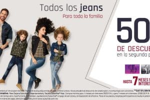 Suburbia: 50% de descuento en segundo jeans para toda la familia