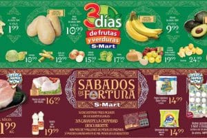 Frutas y Verduras S-Mart del 30 de octubre al 1 de noviembre 2018