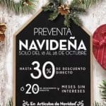 Preventa Navideña Home Store del 18 al 28 de octubre 2018