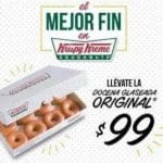 Krispy Kreme El Buen FIN 2018 Docena glaseada original a $99