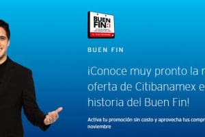 Buen Fin 2018 Citibanamex: Activa tus tarjetas Banamex para El Buen Fin