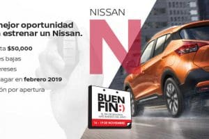 El Buen fin 2018 Nissan: Bonos de hasta $50,000 y 0% de comisión