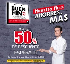 El Buen Fin 2018 Radioshack: Hasta 50% de descuento + 18 MSI