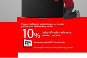 El Buen Fin 2018 Santander: 10% de bonificación adicional en tu compras